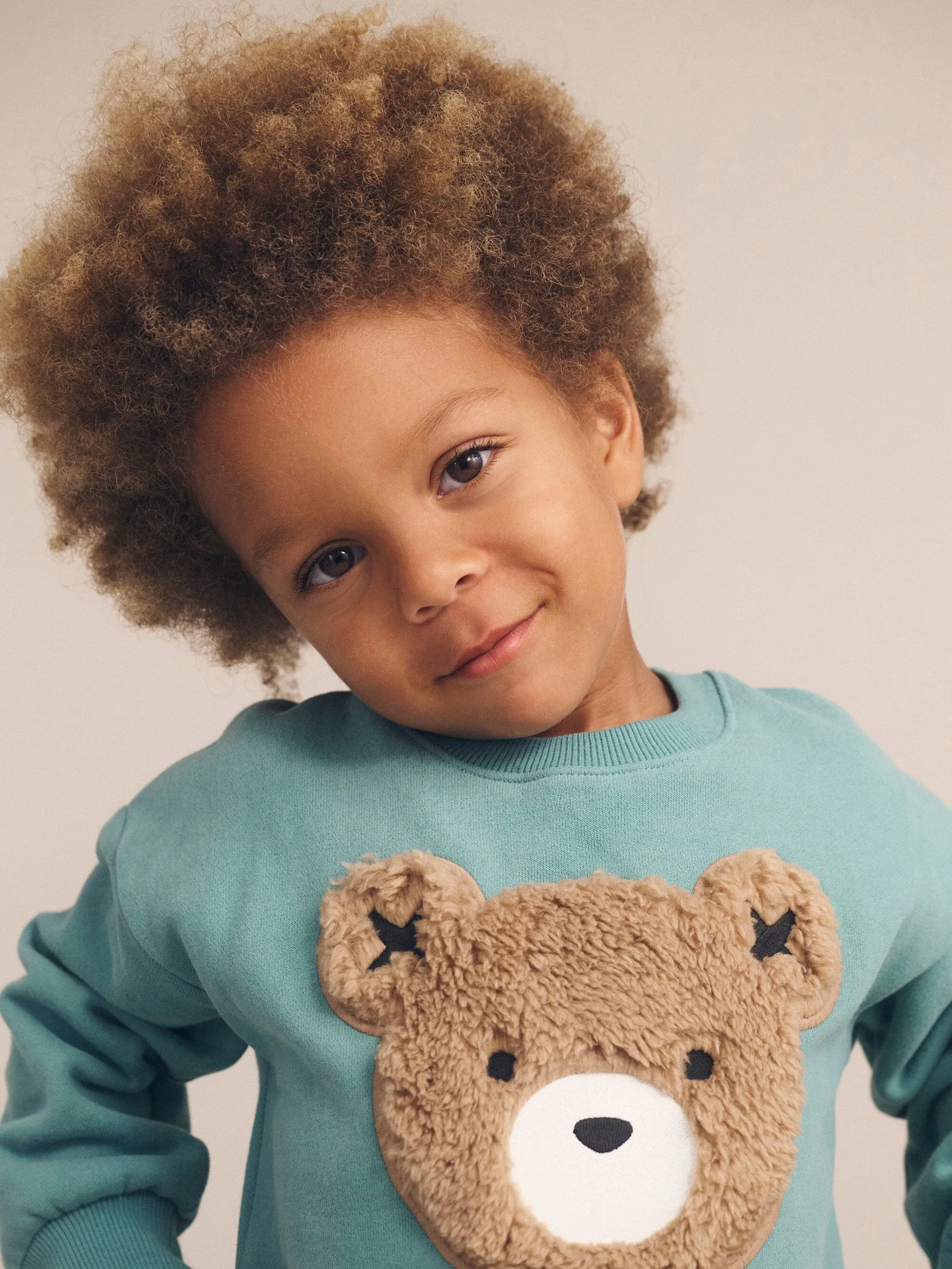 Huxbaby - Sprout Furry Huxbear Sweatshirt - HB3106W25