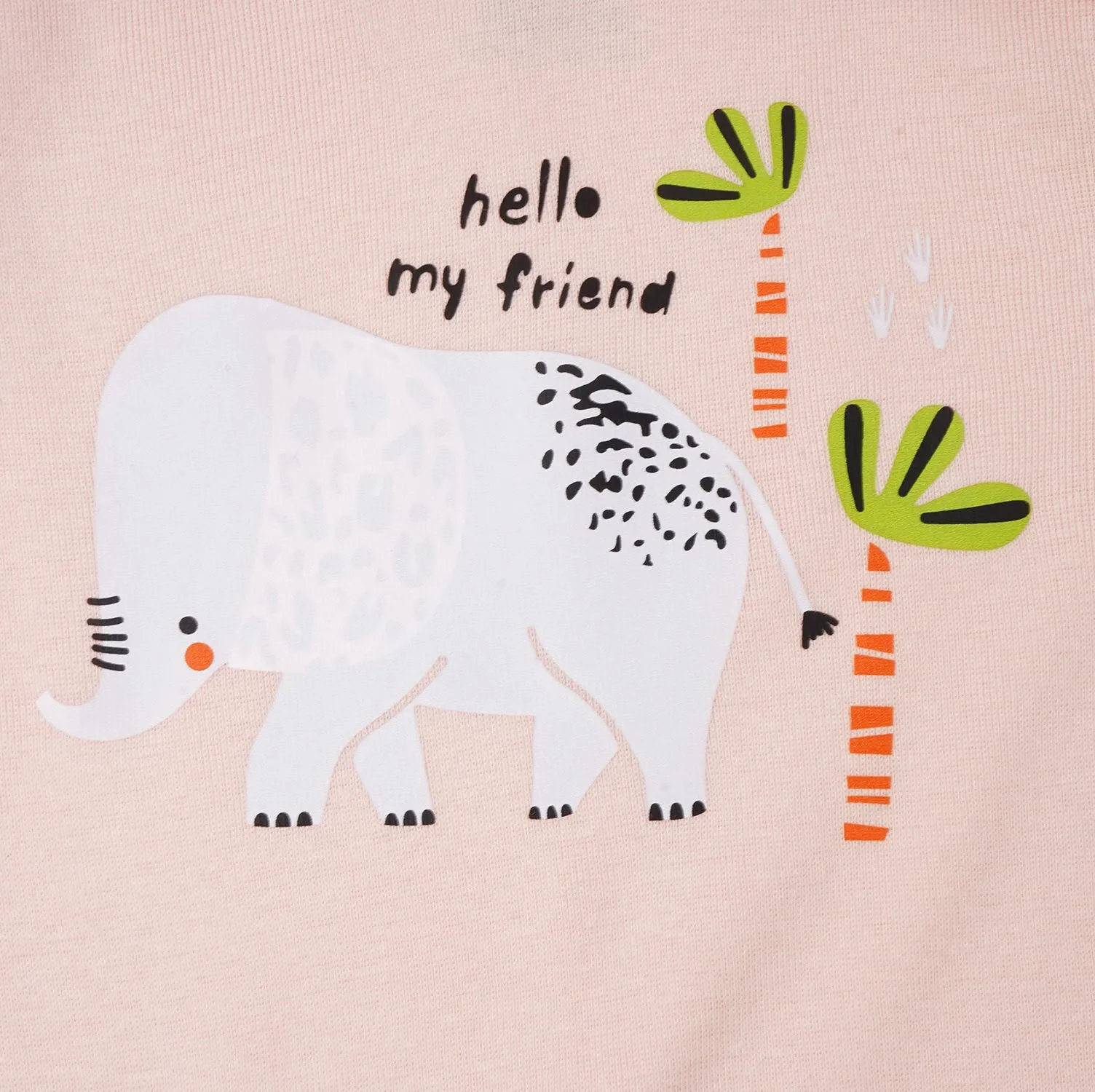 Infant Boys Rib Rompers 3PCs Set Wild Animal - Multi