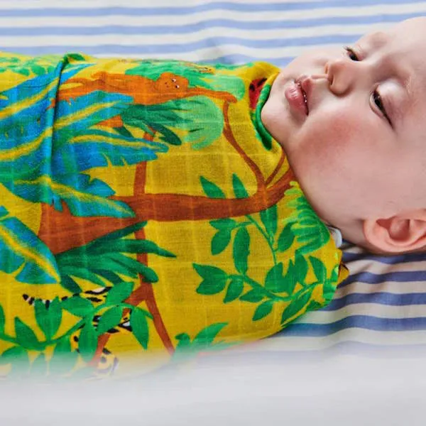 Kip and Co | Bamboo Baby Swaddle | Jungle Boogie