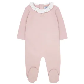 Kipp Baby Pink Bud Ruffle Footie