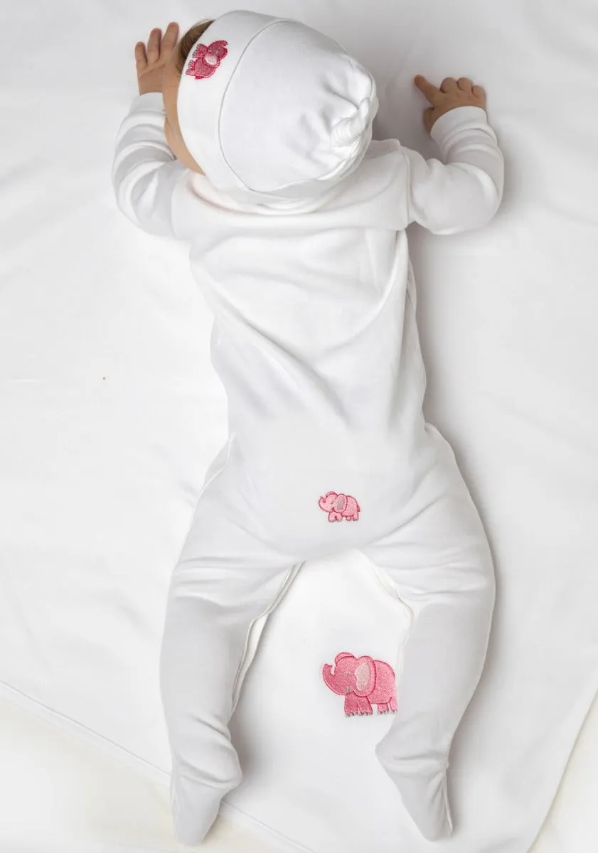 Knotted Hat, Elephant (Pink)