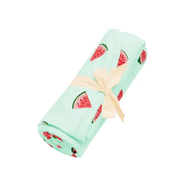 Kyte Baby Printed Swaddle Blanket in Watermelon