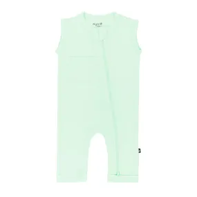 Kyte Baby Sleeveless Zippered Romper - Mint
