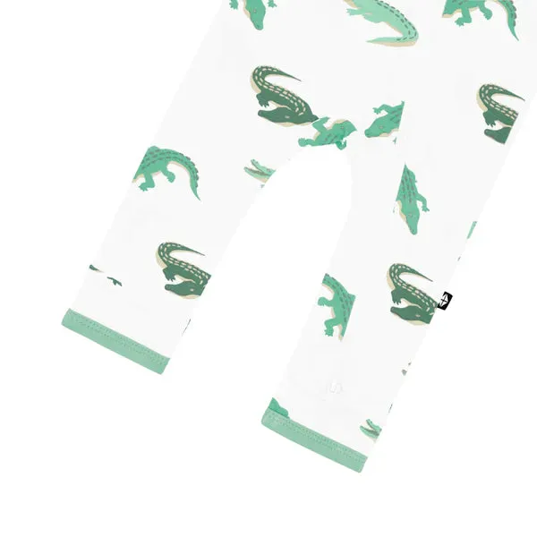 KYTE BABY Zippered Romper in Crocodile