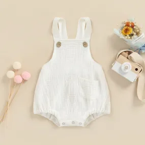 Linen Suspender Jumpsuit
