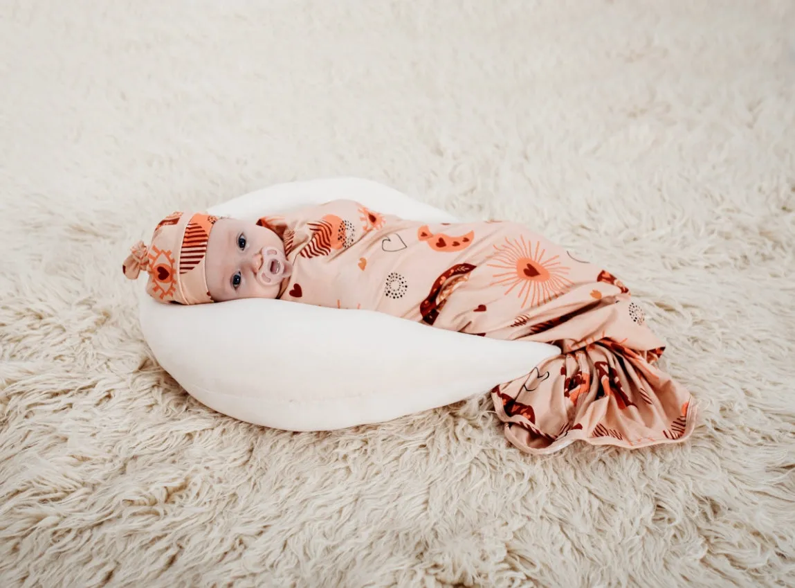 Love Bug Jersey Gift Set Swaddle with accessories