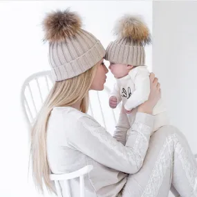 Mama & Me Matching Beanie Winter Hat