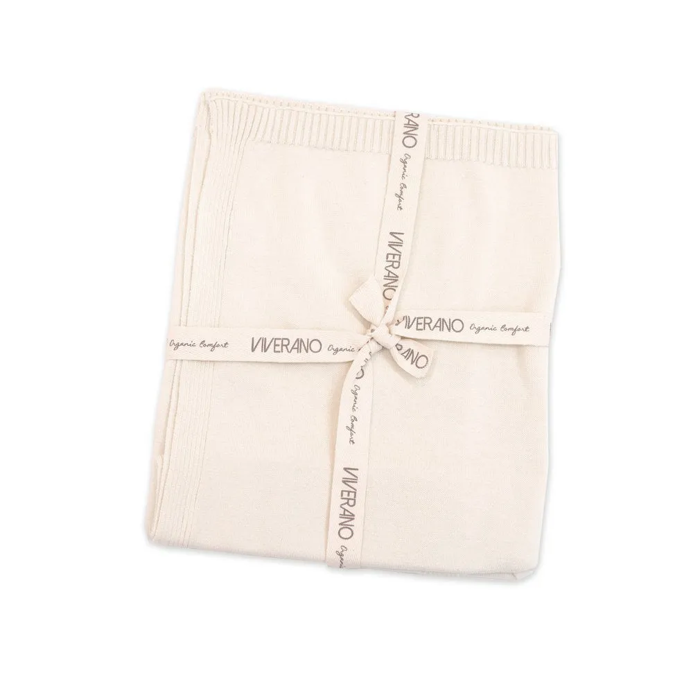 Milan Knit Organic Cotton Baby Blanket (6 Colors)