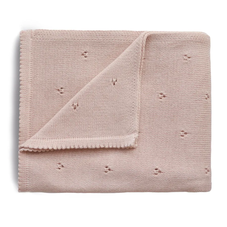 Mushie Knitted Baby Blankets