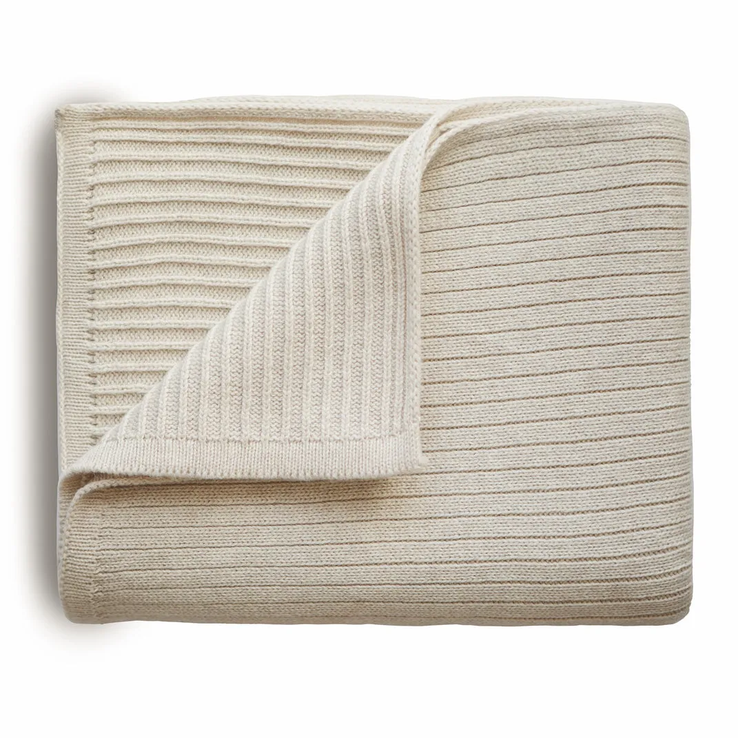 Mushie Knitted Baby Blankets