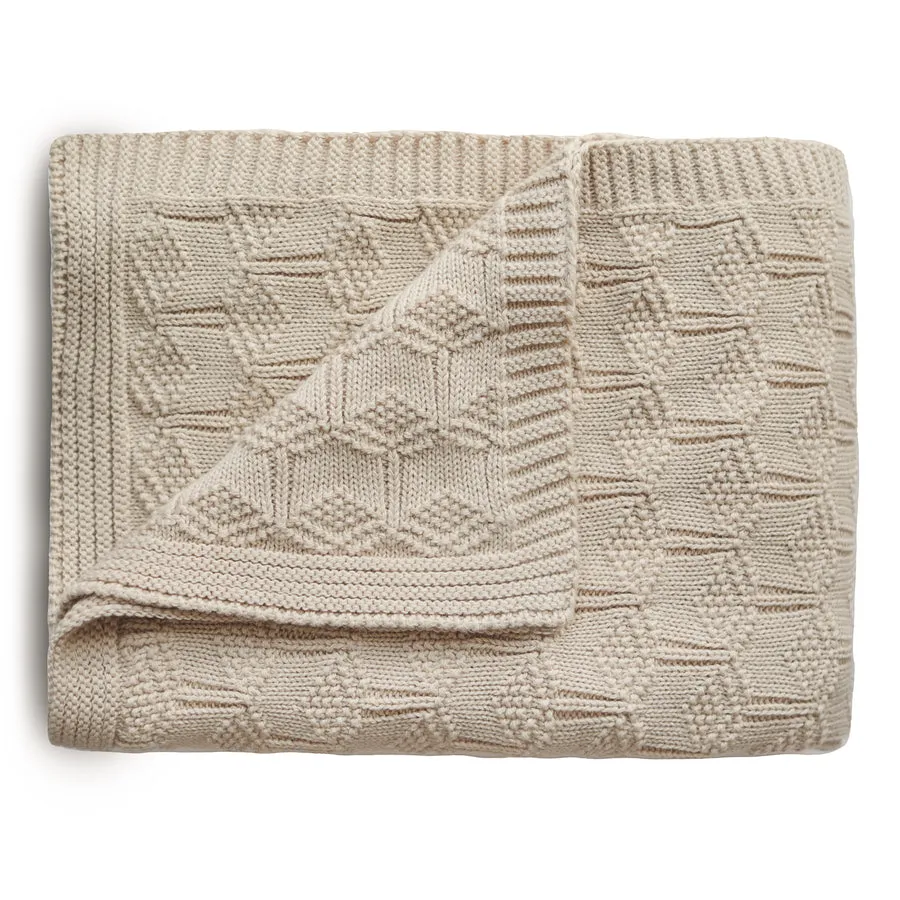 Mushie Knitted Baby Blankets