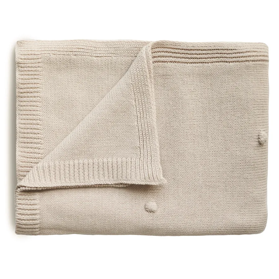 Mushie Knitted Baby Blankets