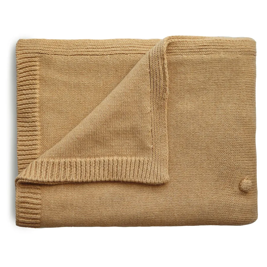 Mushie Knitted Baby Blankets