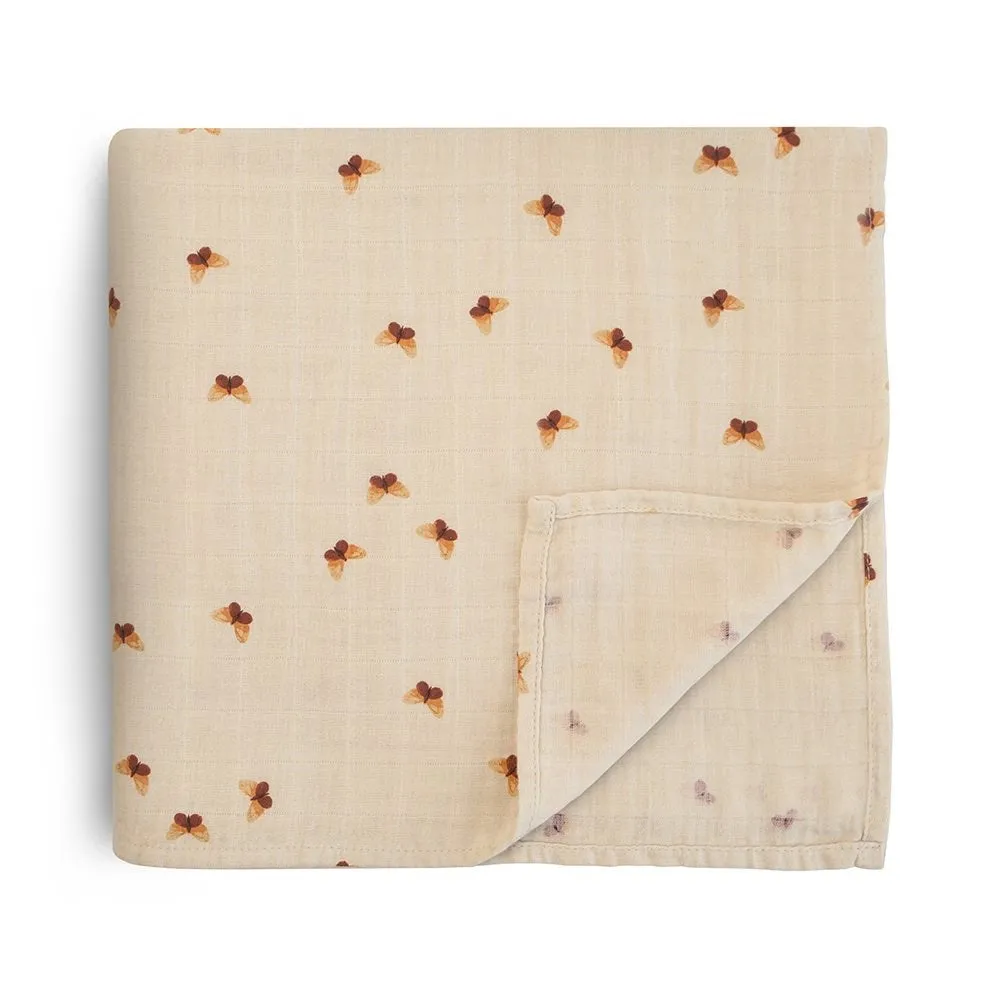 Mushie Swaddle Butterfly