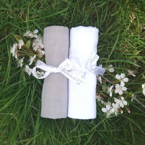Muslin 2-pack grey