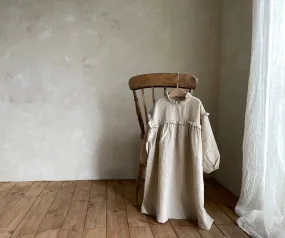 Natural Ruffle Dress