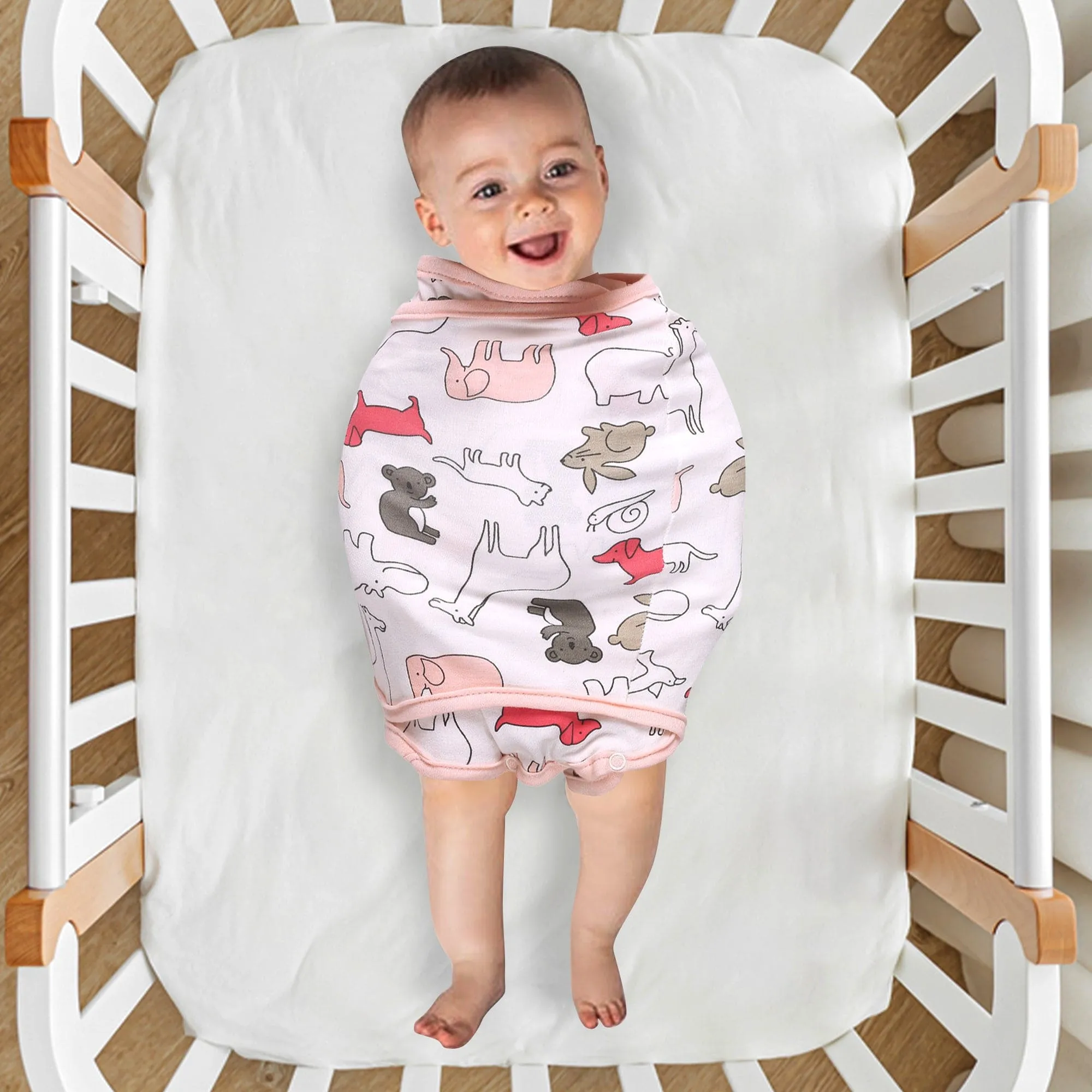 Nature Lover Pink Ready Swaddle