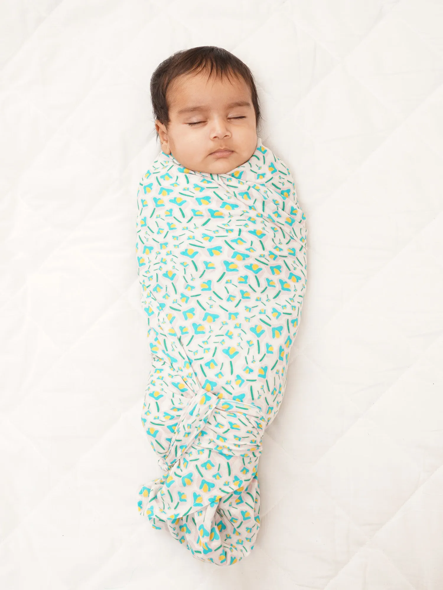 Nature's Harmony Cotton Muslin Swaddle Wrap for New Born (Pack of 2)