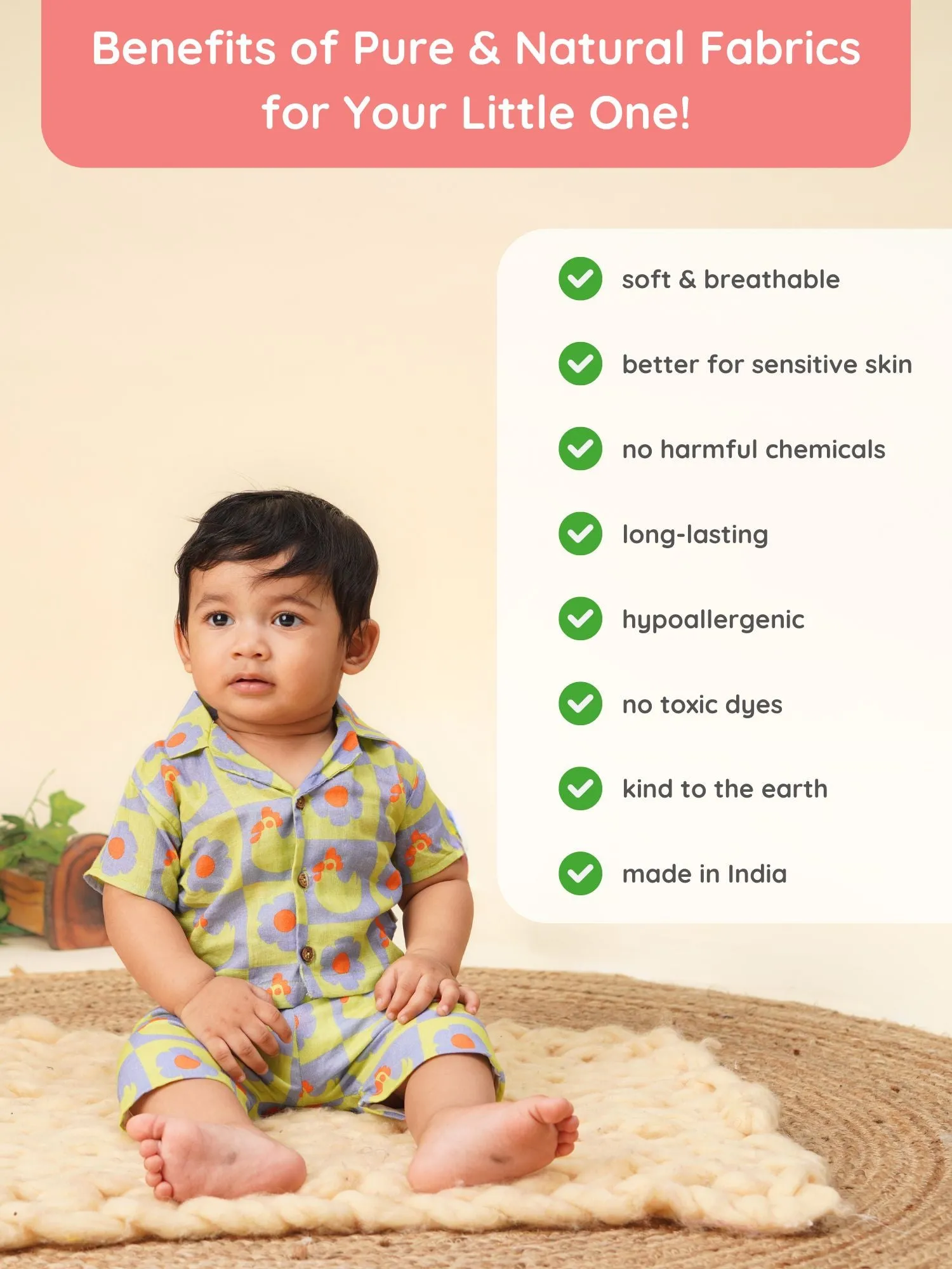 Nature's Harmony Cotton Muslin Swaddle Wrap for New Born (Pack of 2)