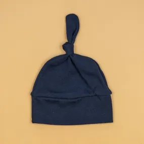 Navy Knot Hat