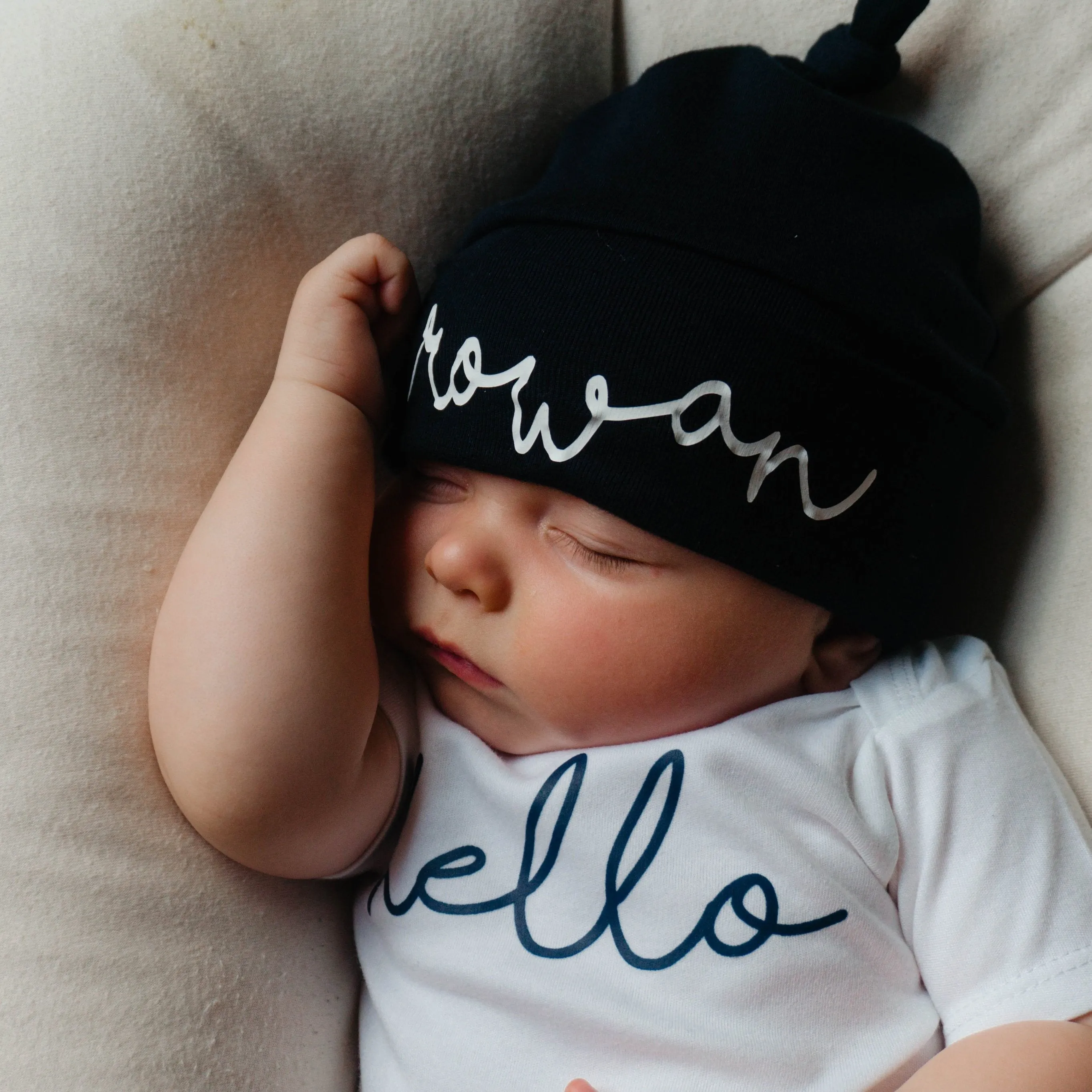 Navy Knot Hat
