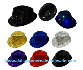 Novelty Light Up Fedora Hats Wholesale