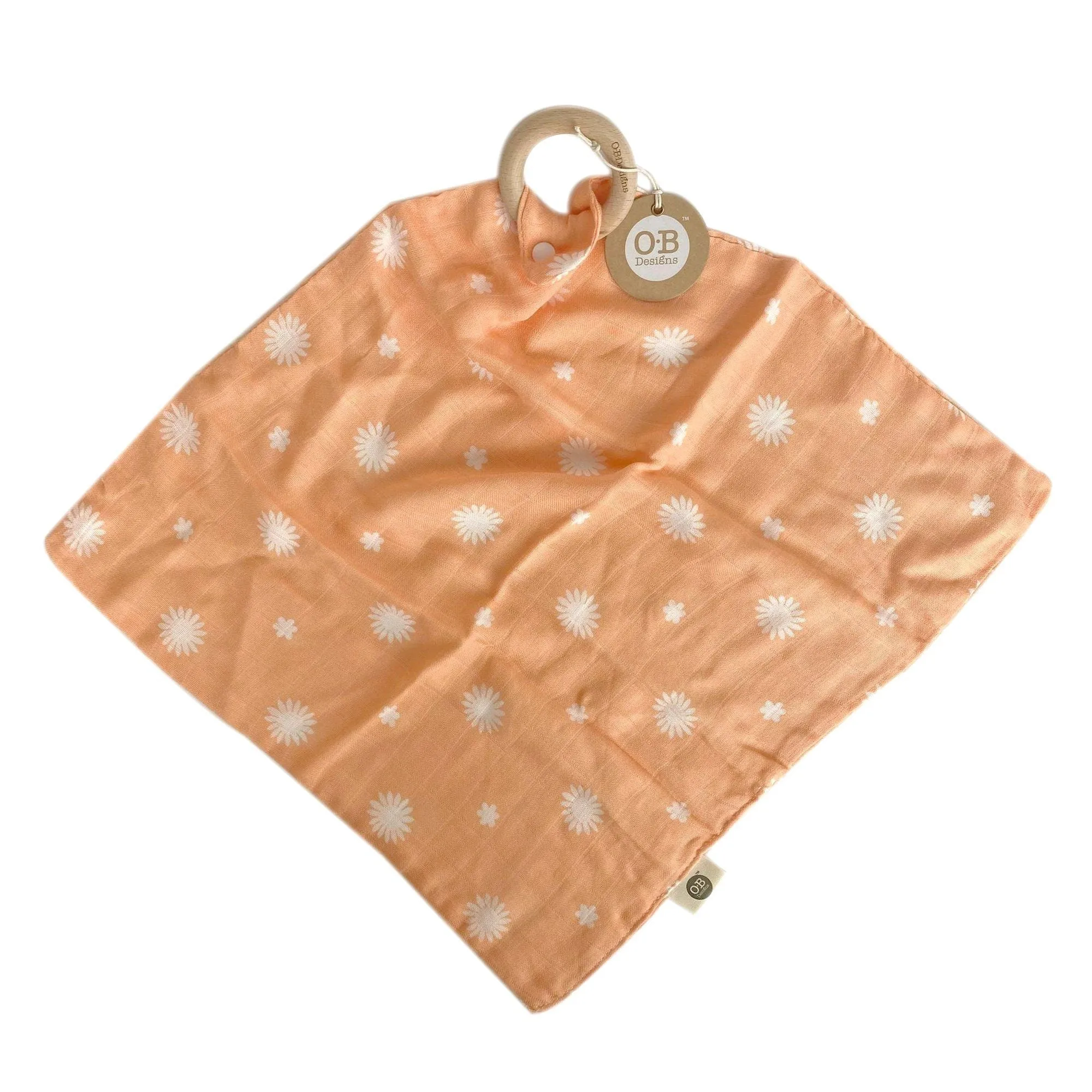 OB DESIGNS - SECURITY BLANKET - DAISY PRINT