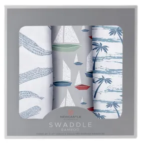 Ocean Tides Bamboo Swaddle 3 Pack