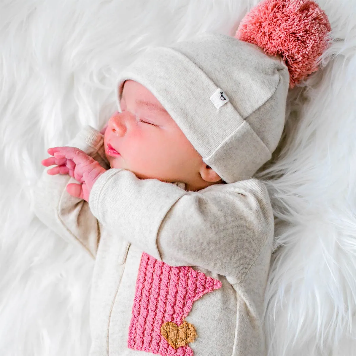 oh baby! Pom Hat - Blush on Sand