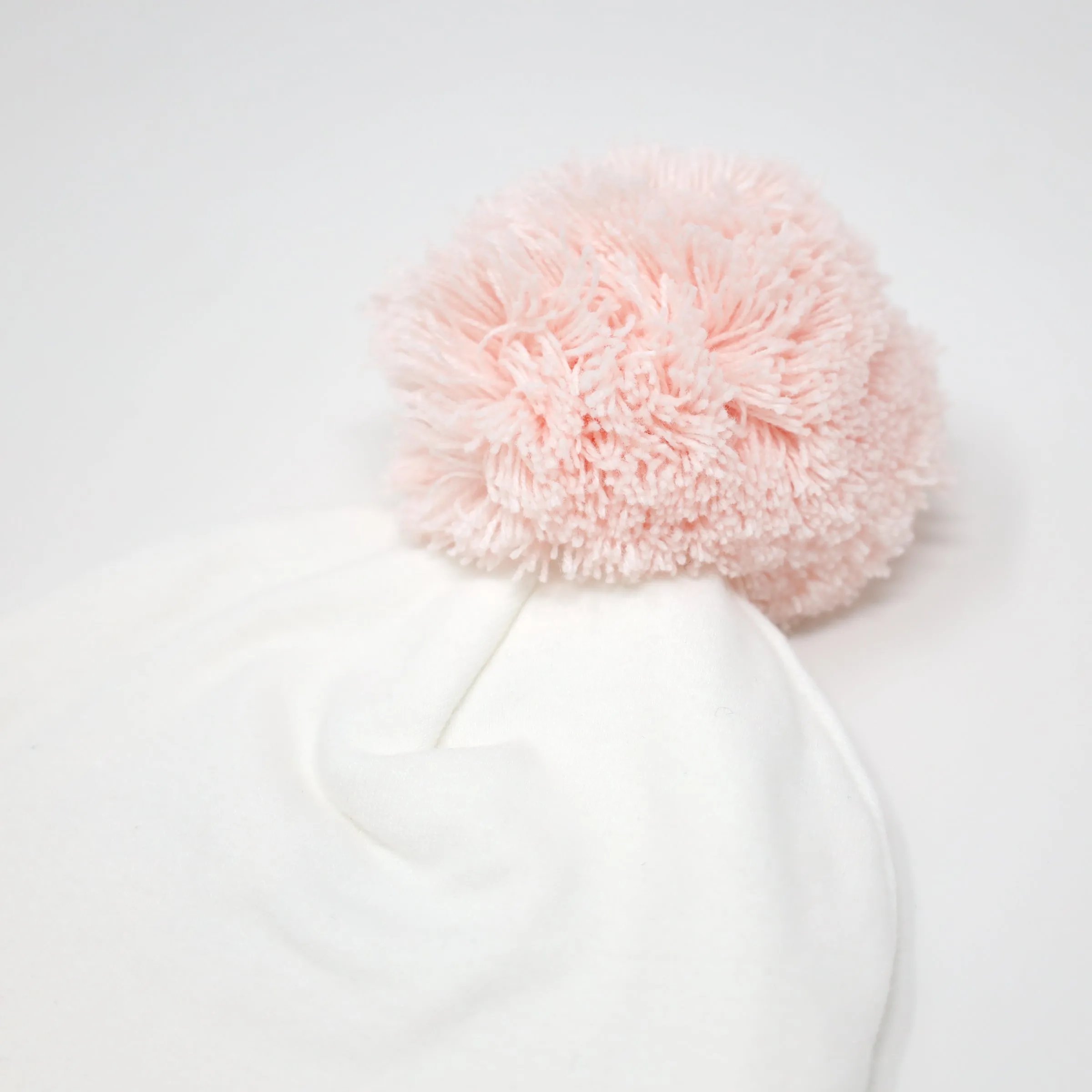 oh baby! Pom Hat - Pale Pink on Cream