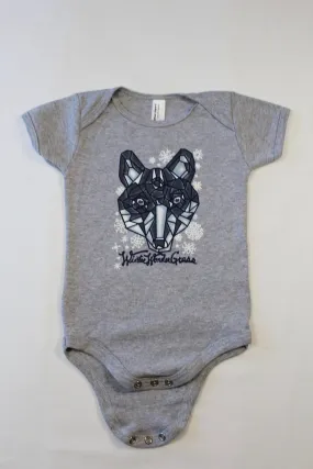 Onesie - WinterWonderGrass Wolf, Baby Onesie
