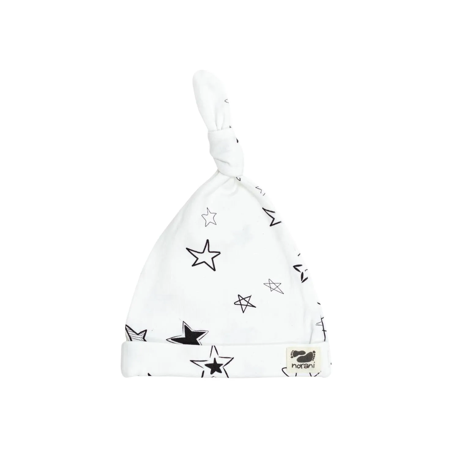 Organic Baby Beanie - Stars
