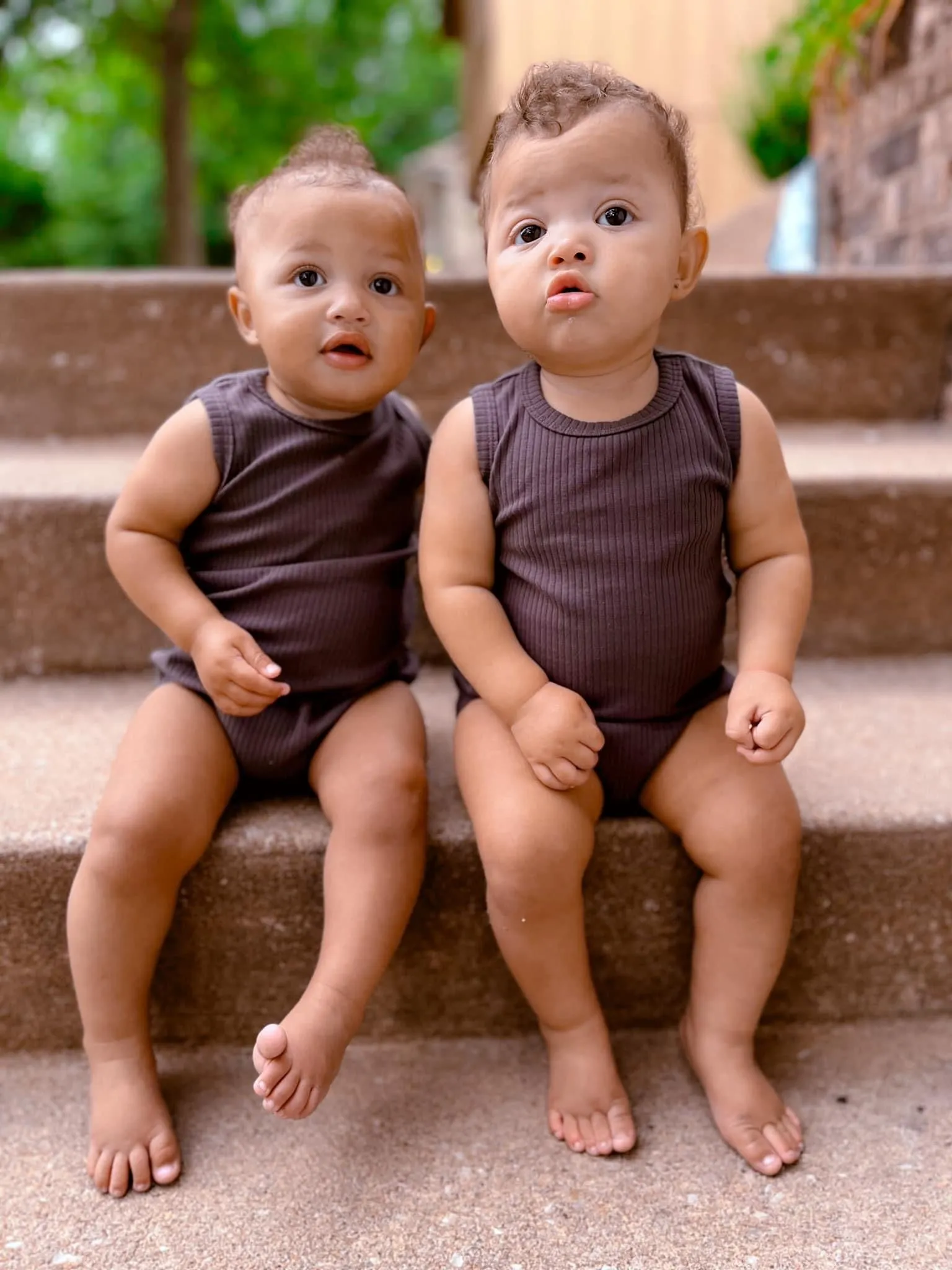 Organic Cotton Bubble Romper