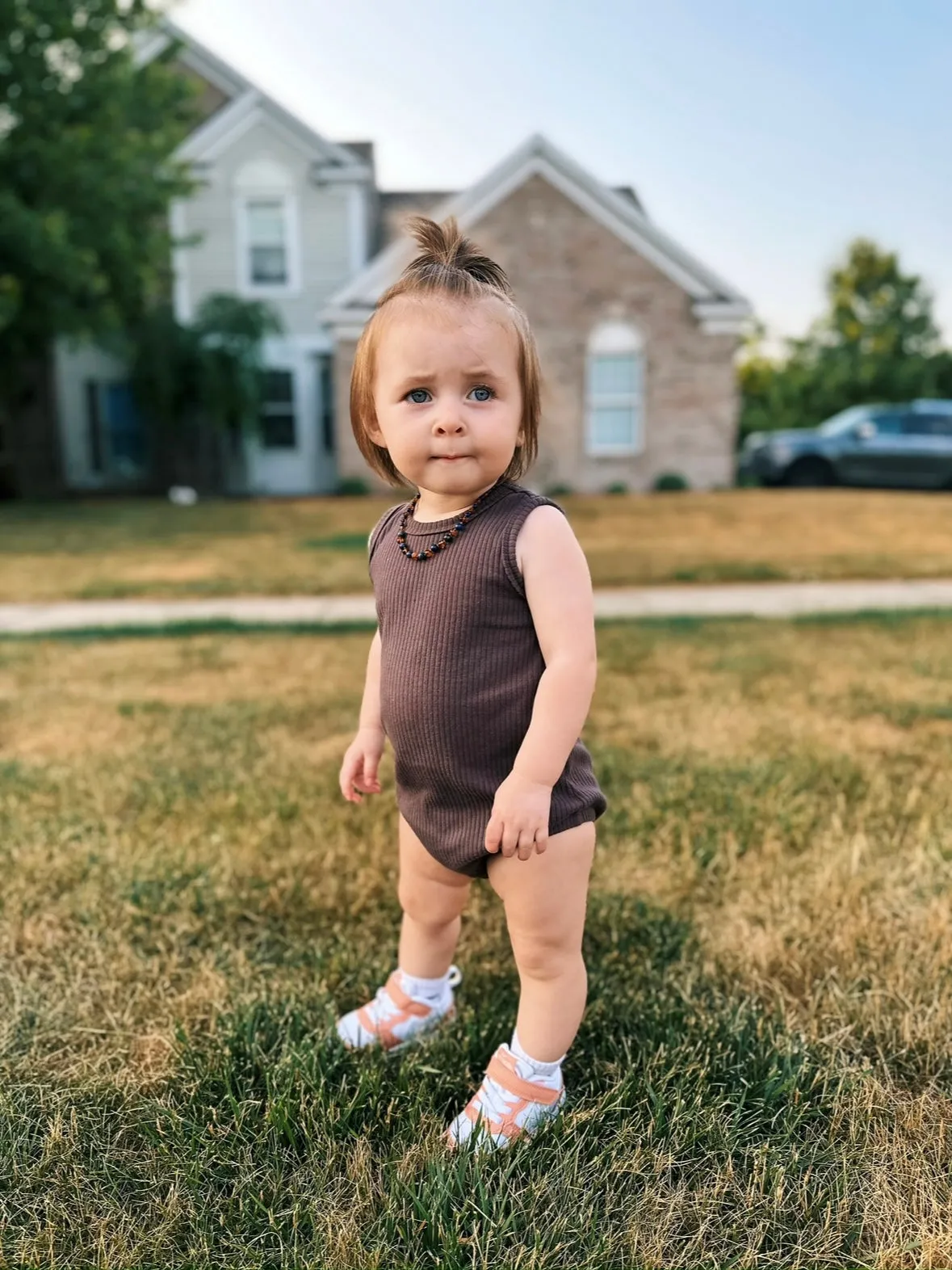 Organic Cotton Bubble Romper