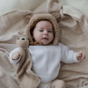 Organic Cotton Muslin Swaddle Wrap 120cm | Oat