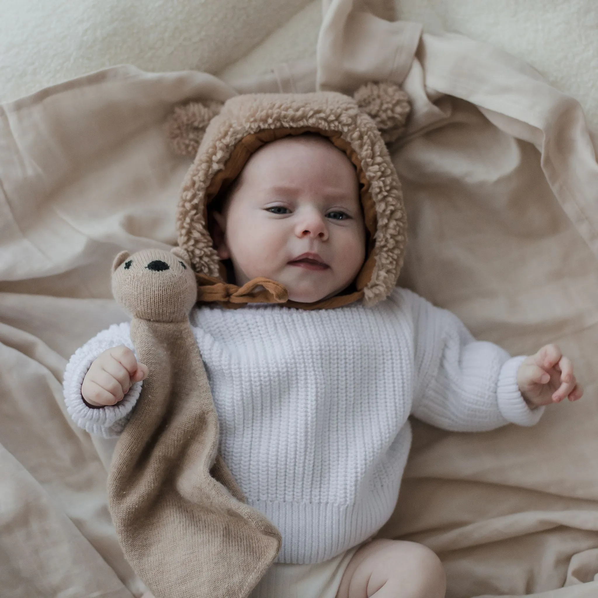 Organic Cotton Muslin Swaddle Wrap 120cm | Oat