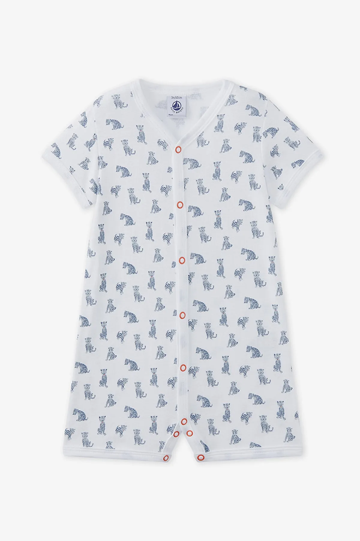 Petit Bateau Leopard Romper (Size 3M left)