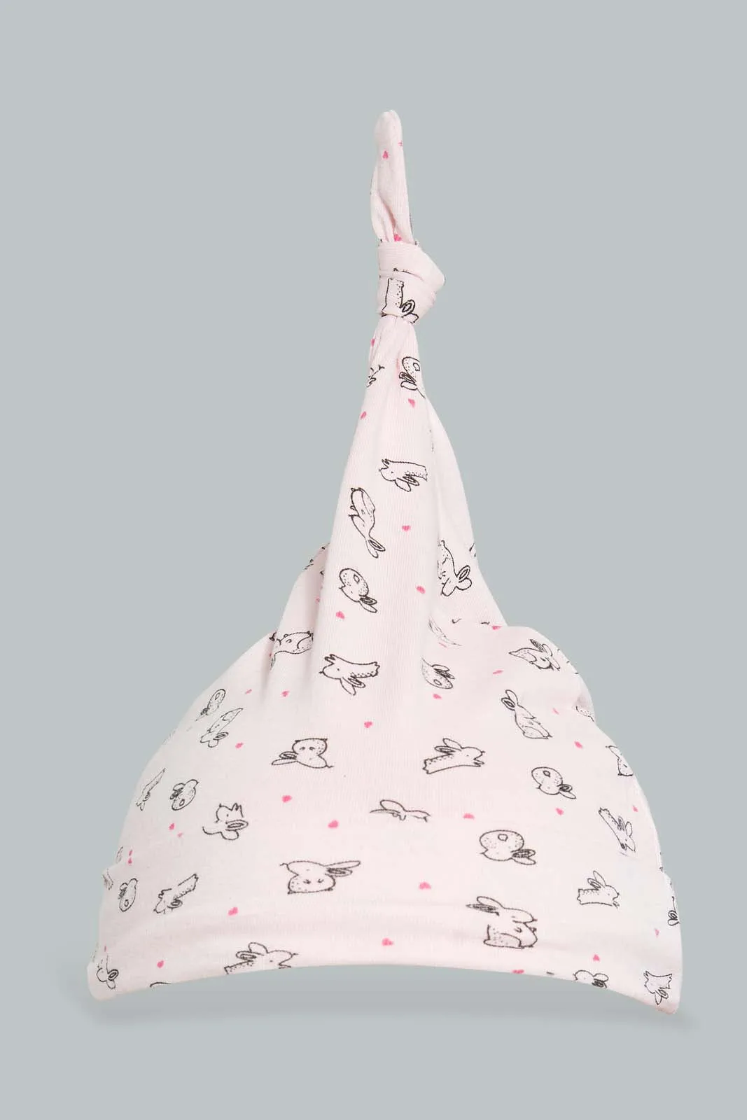 Pink And White Bunny Hats (Pack of 2)