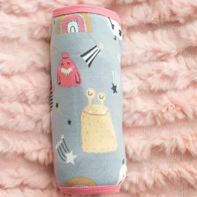 Pink Happy Monsters Swaddle