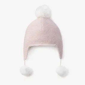 Pink Pom Pom Hat