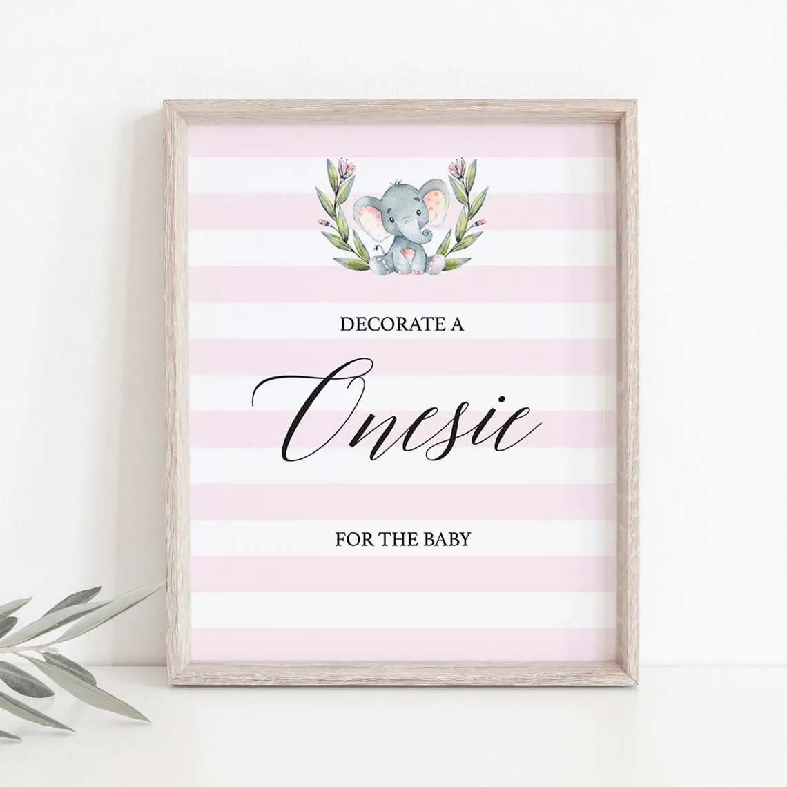 Please Sign The Onesie Girl Baby Shower Printable