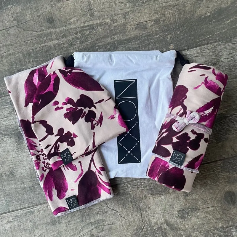 Plum Floral | Baby Blanket Bundle