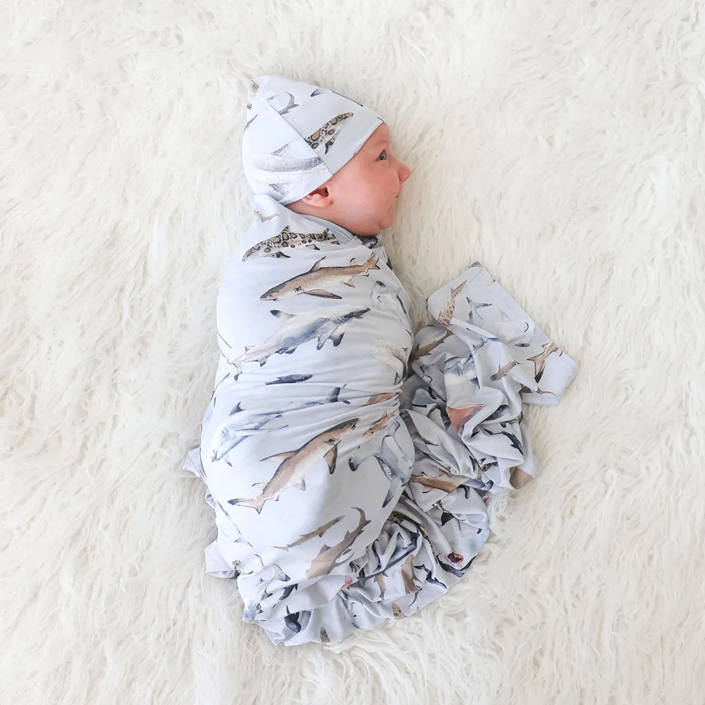 Posh Peanut Maverick Swaddle & Beanie Set