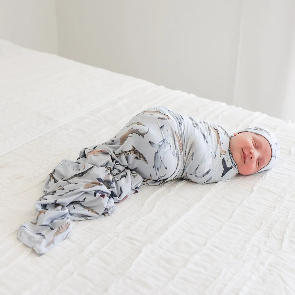 Posh Peanut Maverick Swaddle & Beanie Set