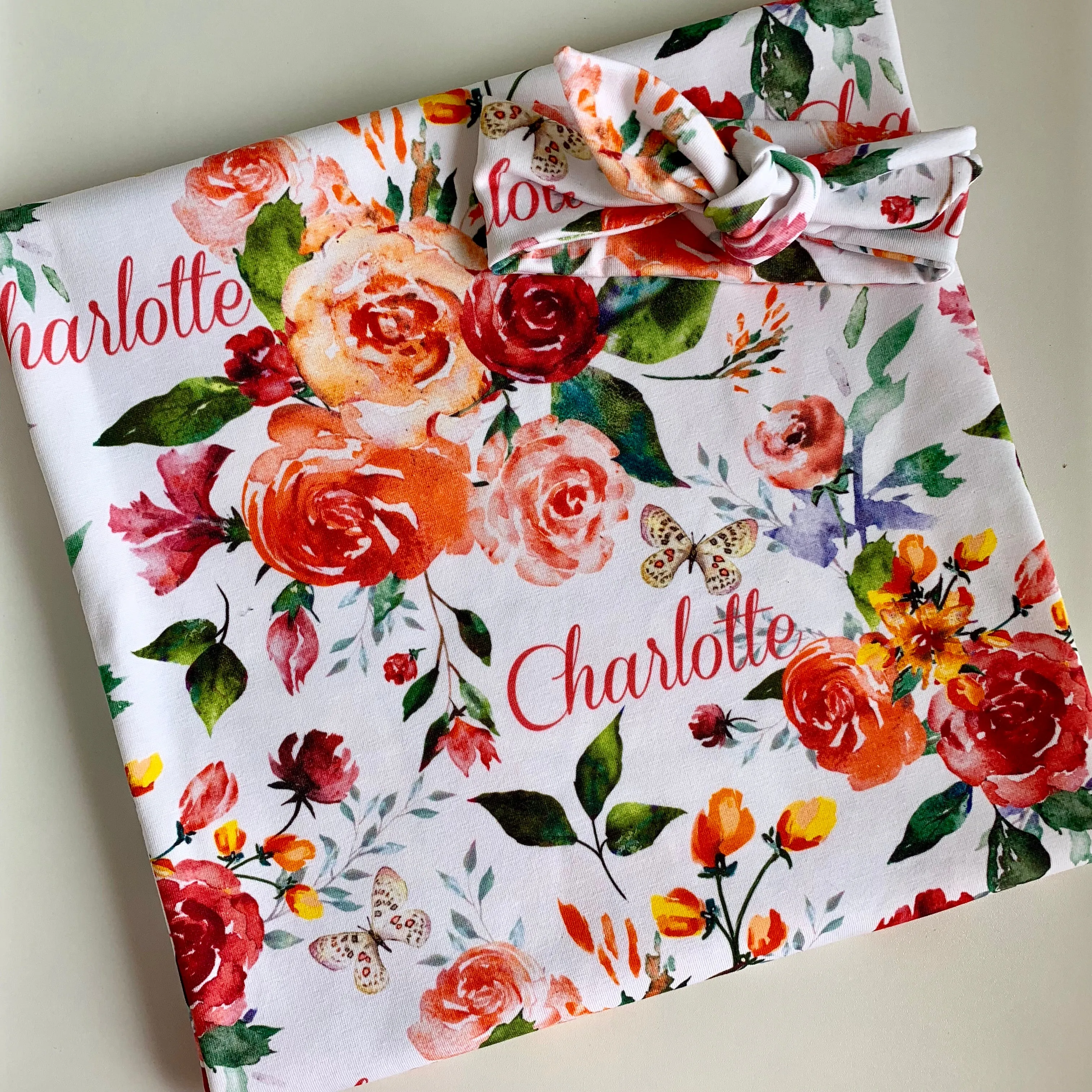 Pretty primrose Swaddling Blanket
