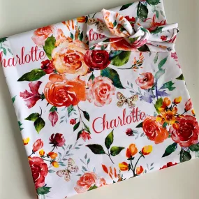 Pretty primrose Swaddling Blanket