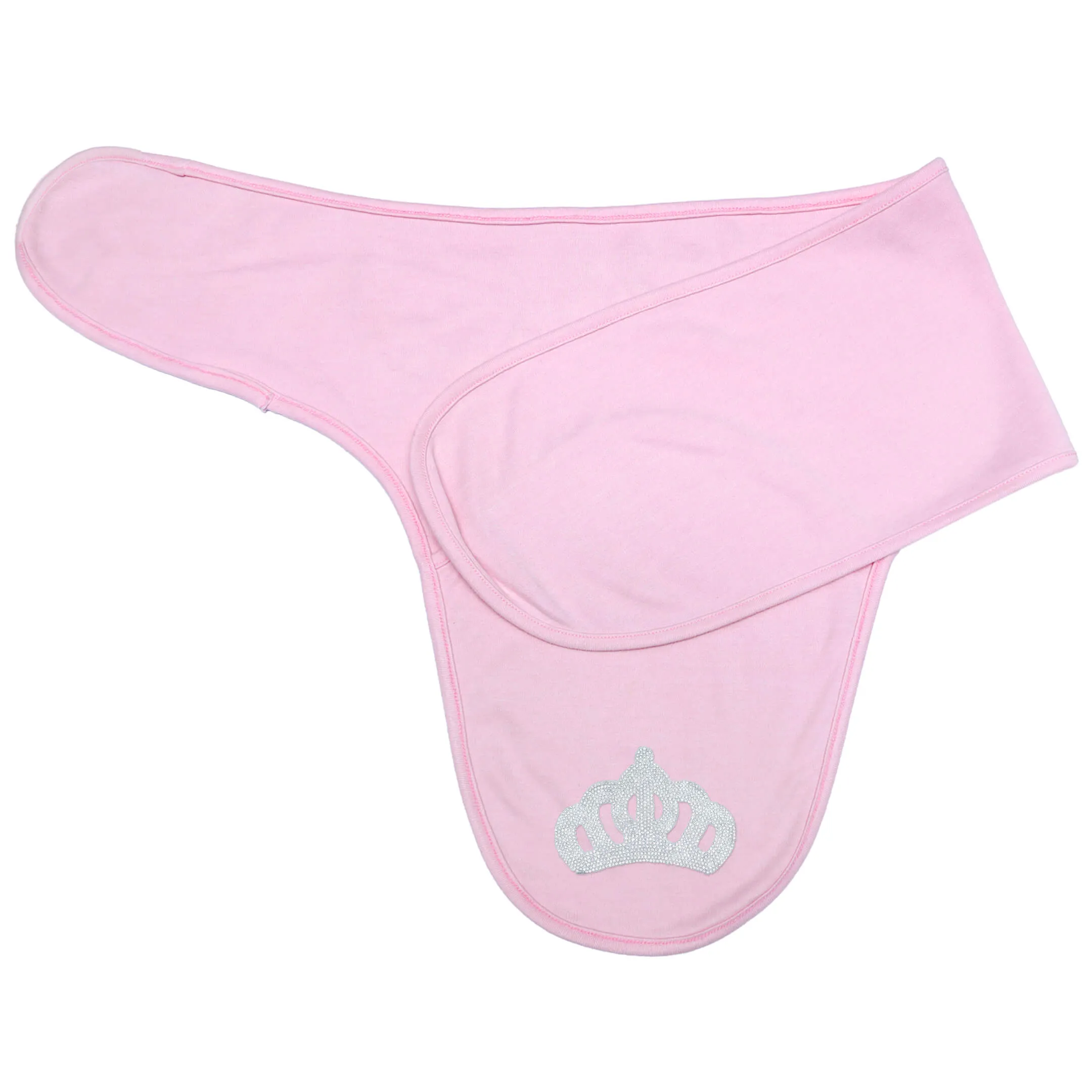 Princess Crown White Baby Swaddle