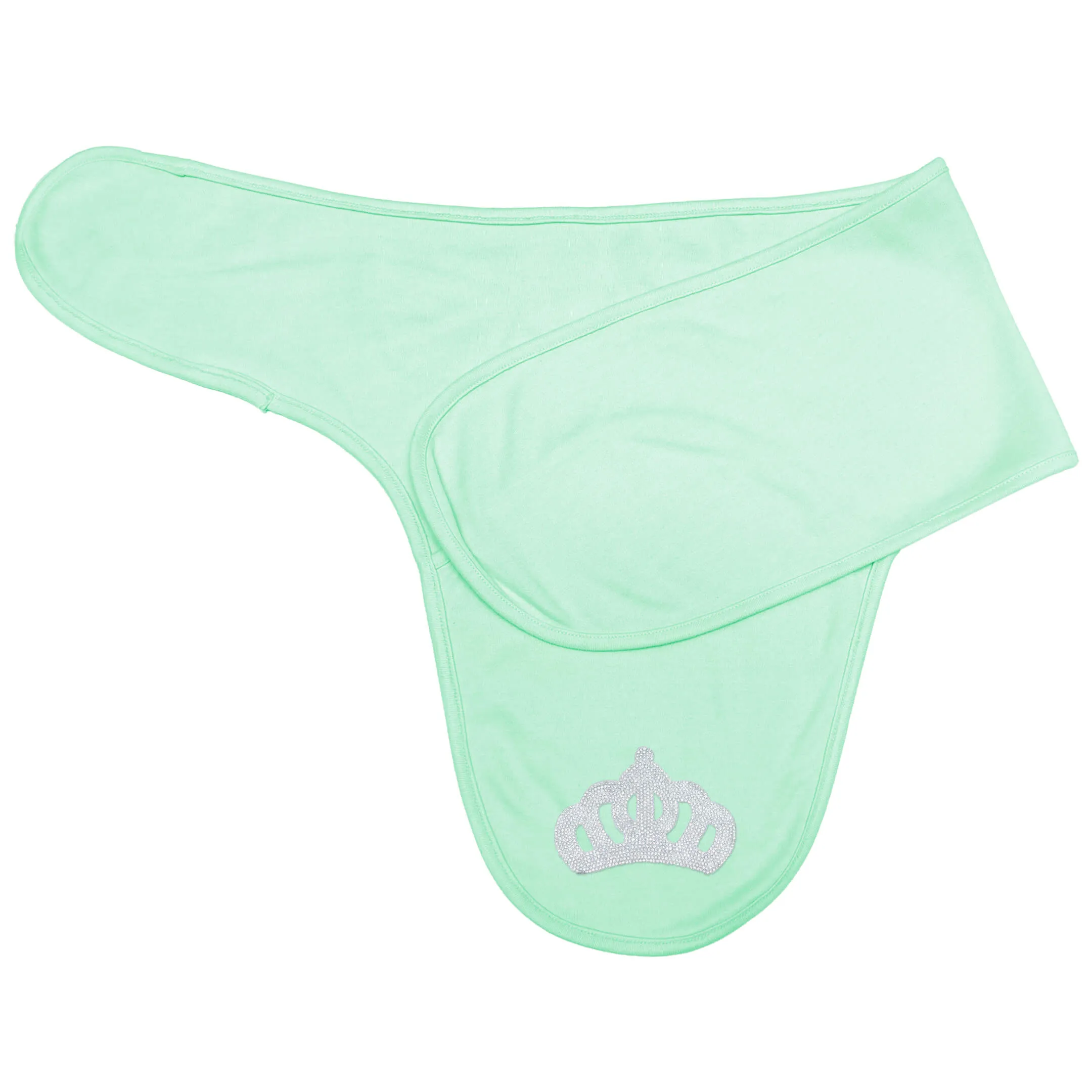 Princess Crown White Baby Swaddle
