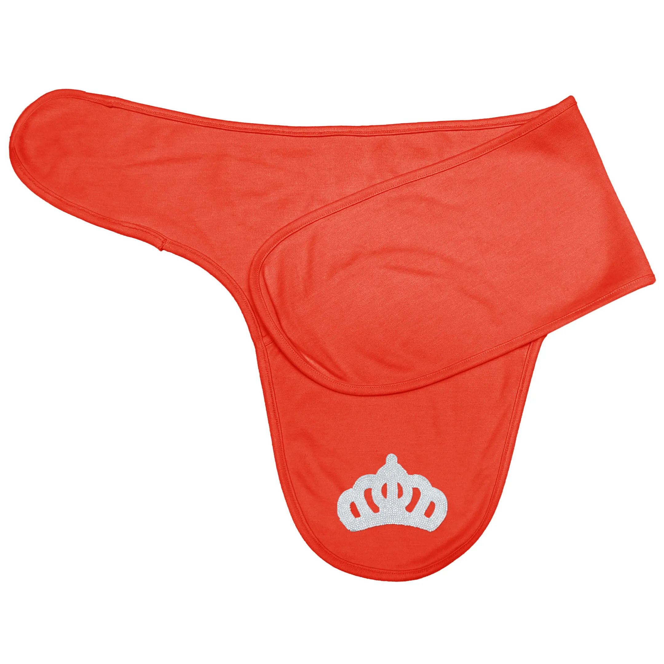 Princess Crown White Baby Swaddle