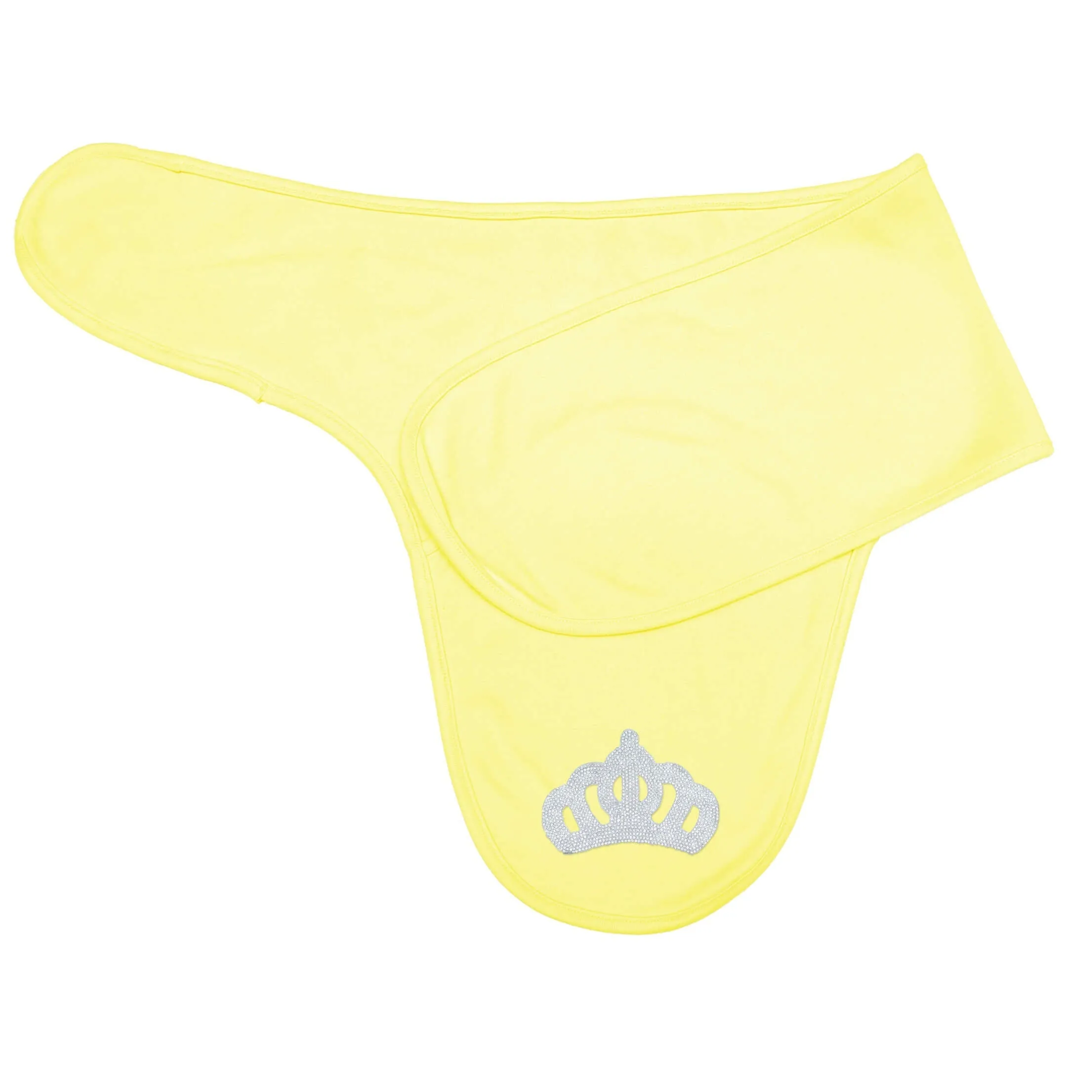 Princess Crown White Baby Swaddle